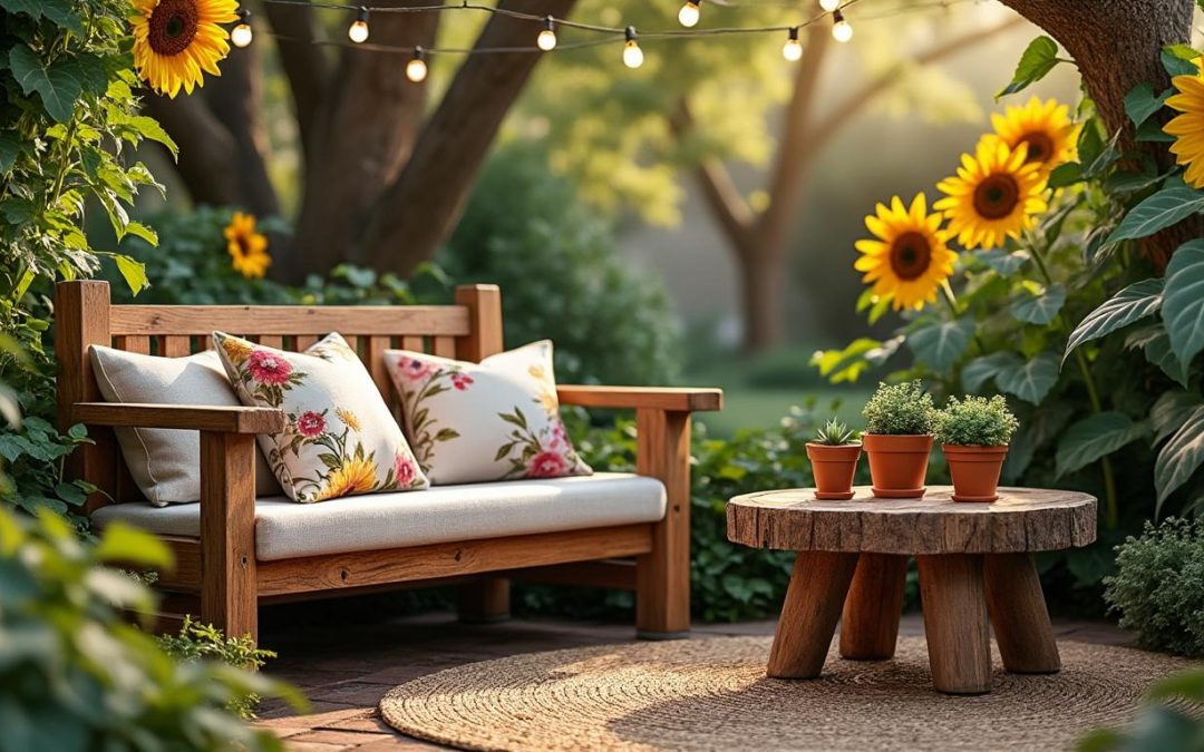 découvrez comment créer un coin détente dans votre jardin grâce à des idées diy simples et économiques pour profiter pleinement de votre extérieur.