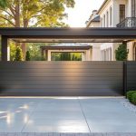 découvrez l'élégance et la performance d'un portail coulissant en aluminium haut de gamme, fabriqué sur-mesure en france pour une sécurité et un design incomparables.