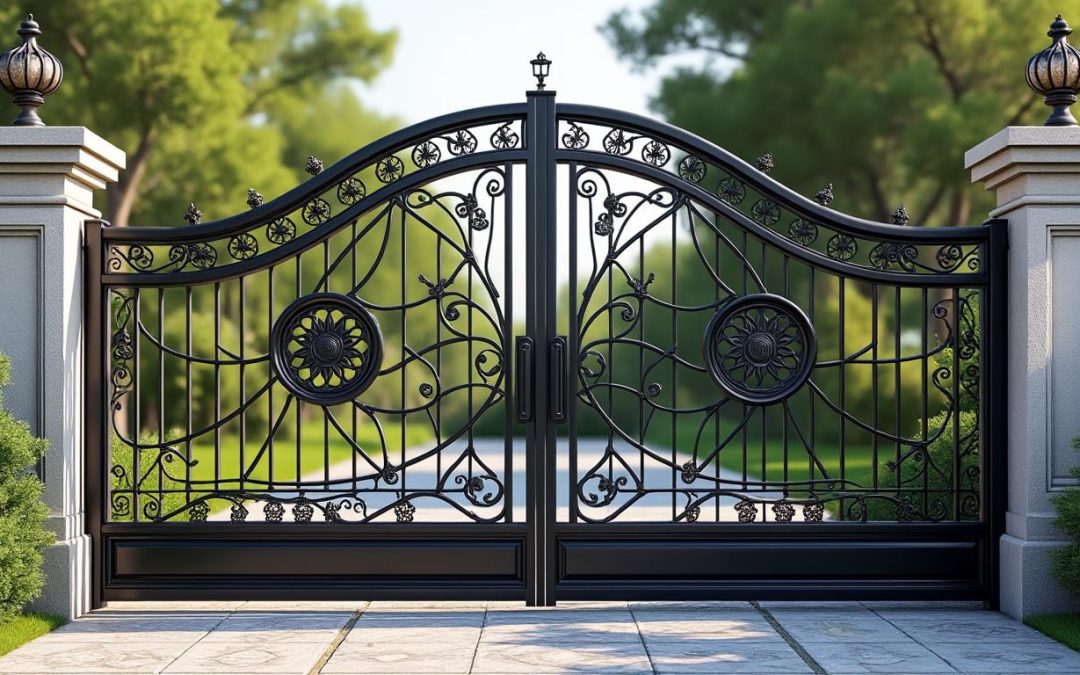 découvrez nos portails semi-ajourés, avec modèle ajouré en haut ou en bas, adaptés à votre environnement pour allier esthétique, sécurité et luminosité.