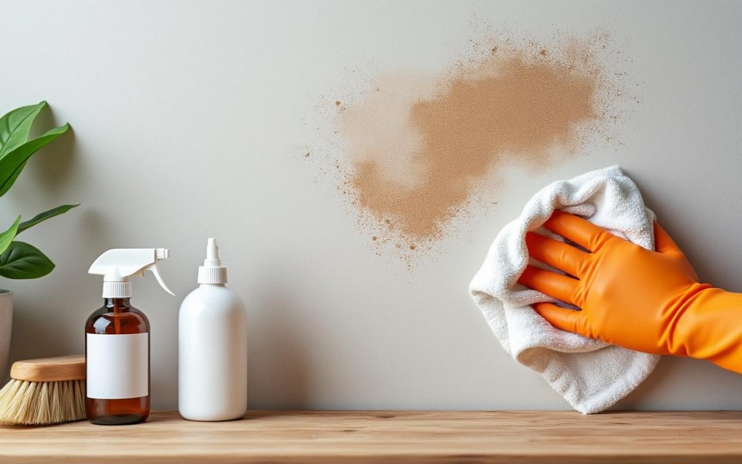 Astuces efficaces pour éliminer les taches de tanin du bois sur un mur peint