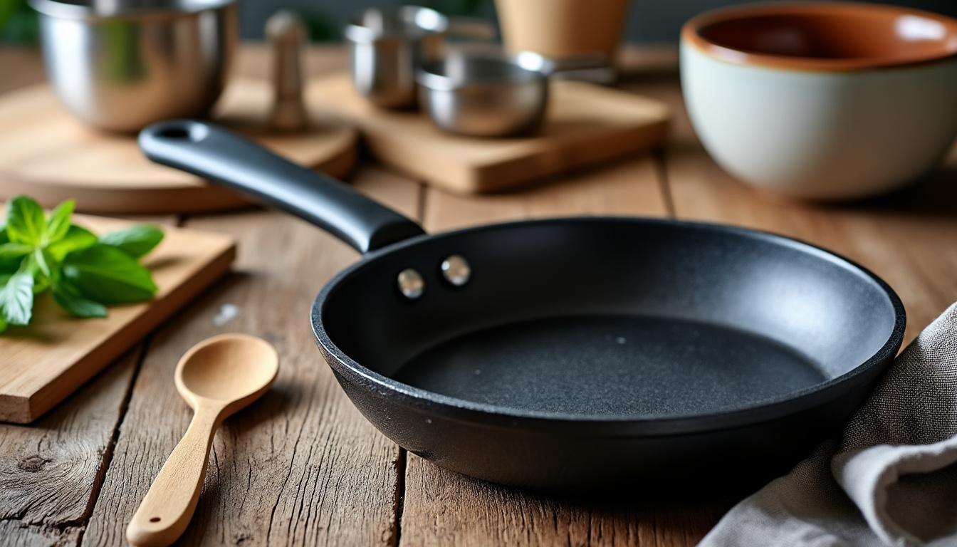 découvrez comment restaurer facilement votre poêle noire incrustée grâce à notre astuce professionnelle simple et efficace, pour un résultat impeccable sans effort.