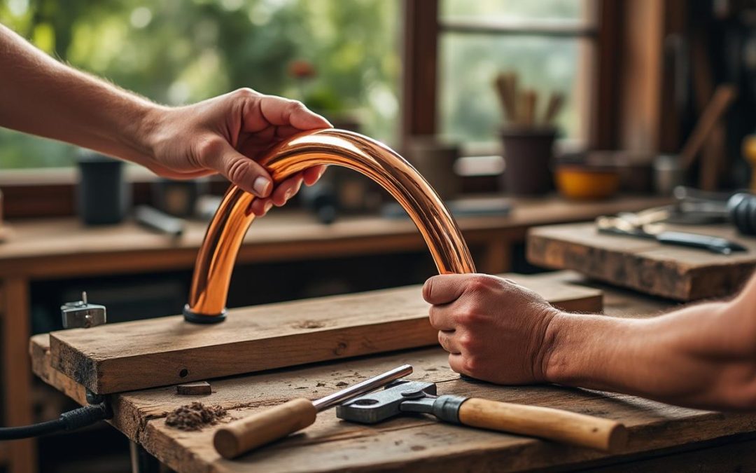 découvrez des techniques ingénieuses pour cintrer un tube de cuivre facilement, sans avoir besoin d'outils spécialisés, et réalisez vos projets de plomberie avec simplicité.