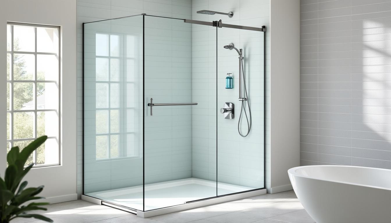 découvrez une astuce simple et efficace pour éliminer les traces persistantes sur les parois de votre douche à l’italienne et retrouver une surface éclatante en un rien de temps.