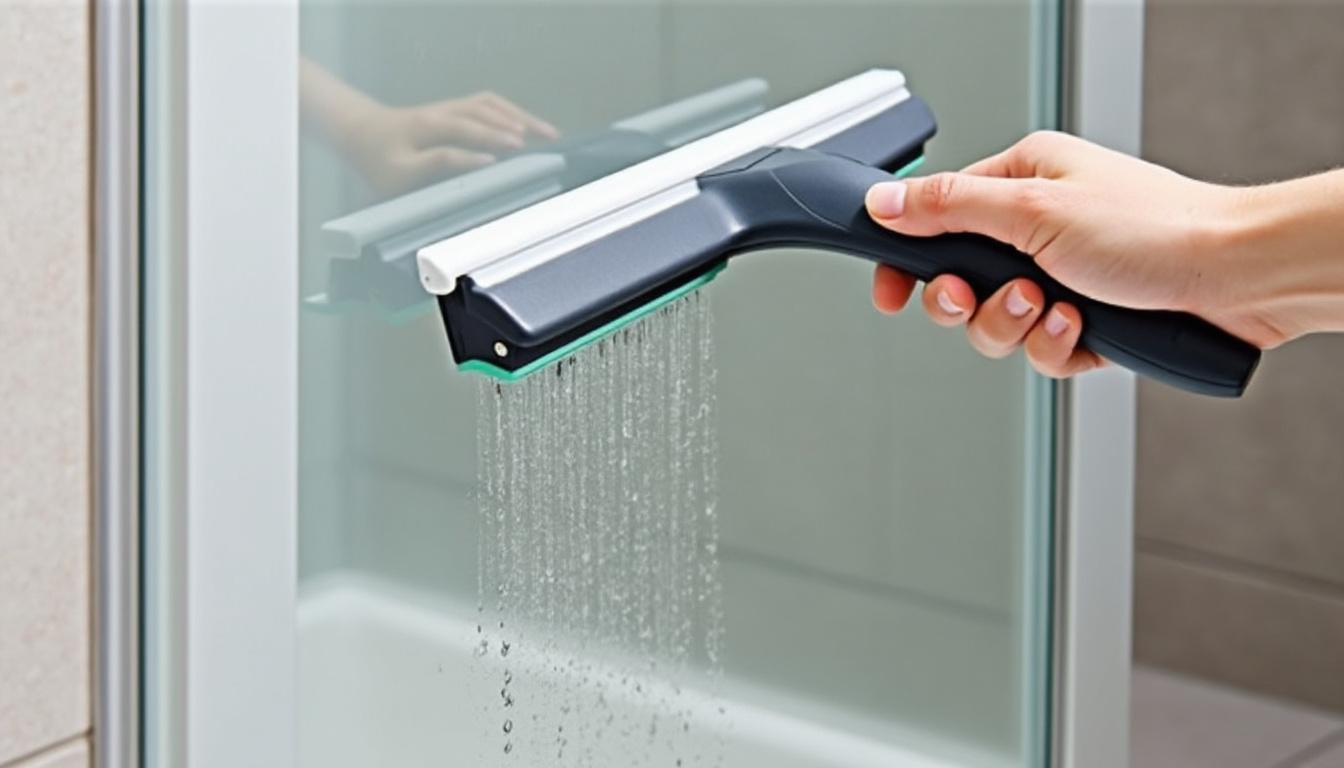 découvrez une astuce simple et efficace pour éliminer les traces tenaces de votre douche à l’italienne et garder des parois éclatantes rapidement et facilement.