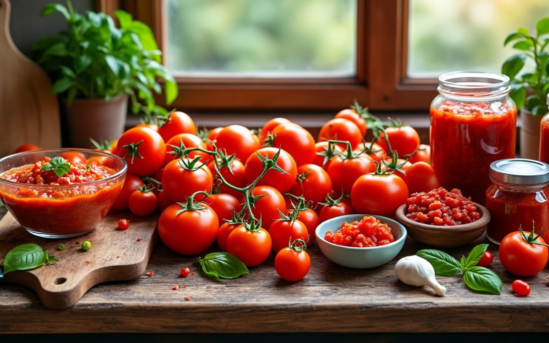 découvrez des idées de recettes savoureuses et des astuces de conservation pour utiliser efficacement vos tomates en excès et éviter le gaspillage.